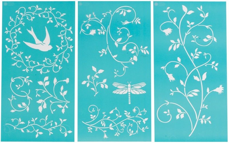 Виды трафаретов прямой и обратный