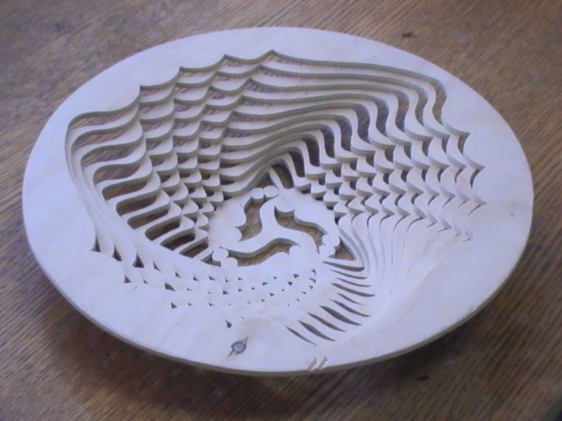 Декоративная тарелка из фанеры