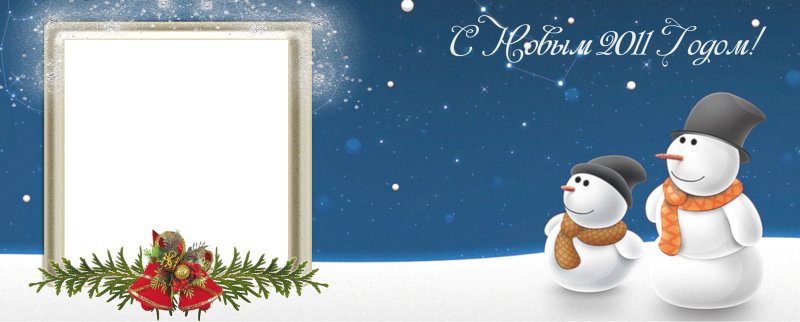 Макет на кружку новый год