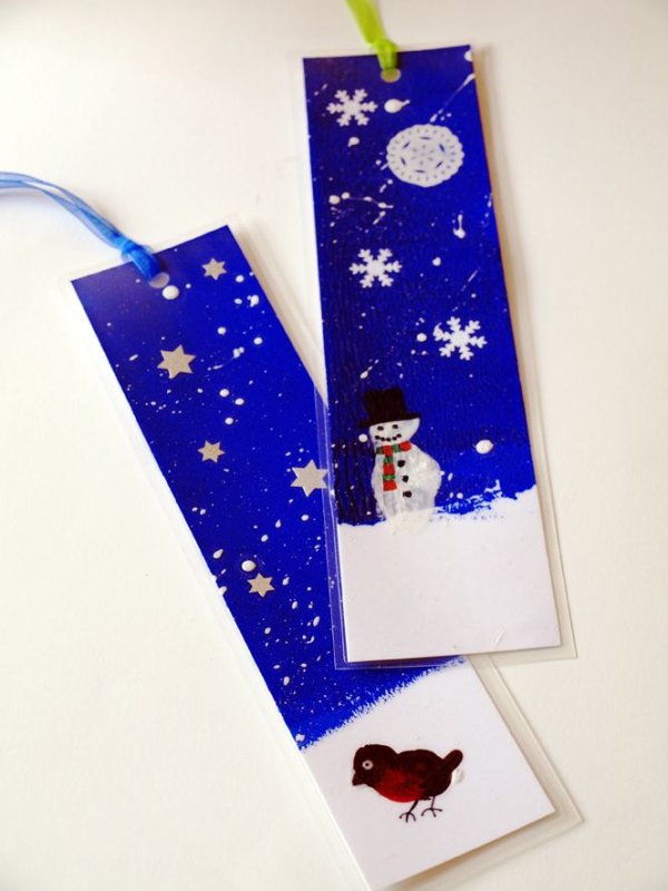 Новогодние закладки для детей