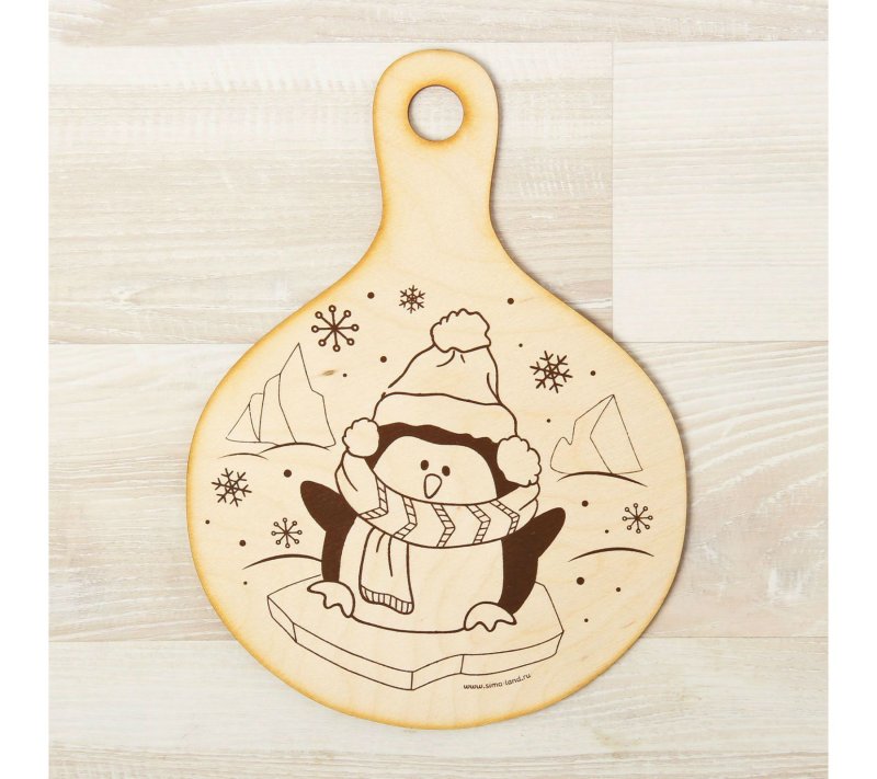 Доска разделочная с Выжиганием