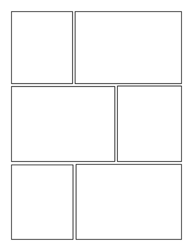 Шаблон для комикса