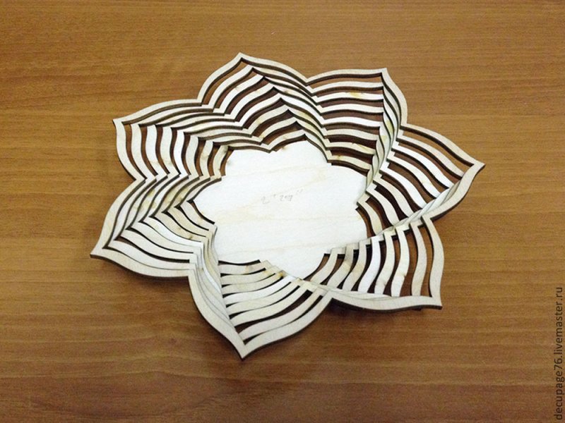 Тарелочки из фанеры