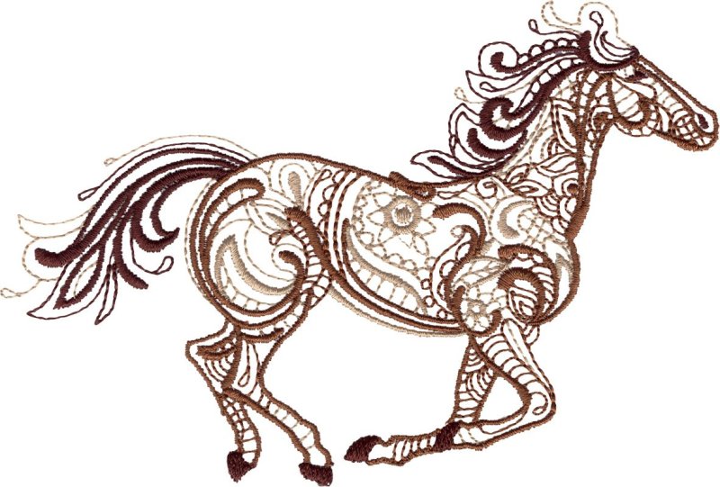 Стилизованные лошади