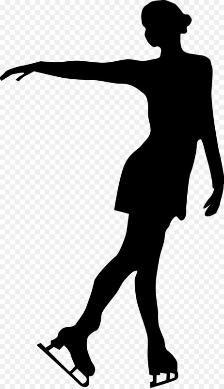 Коньки силуэт