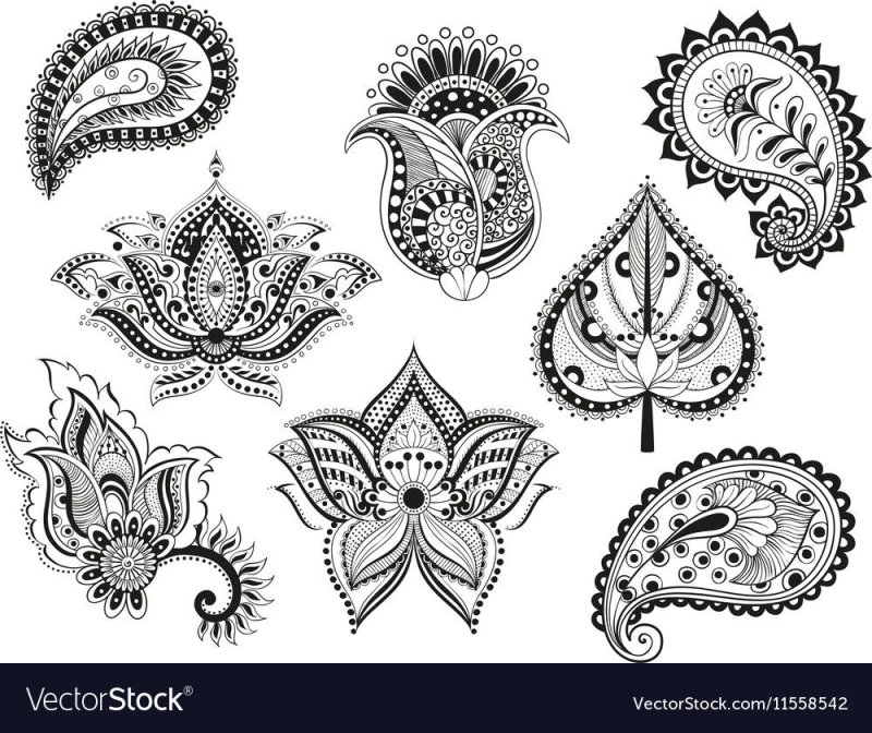 Орнамент огурцы