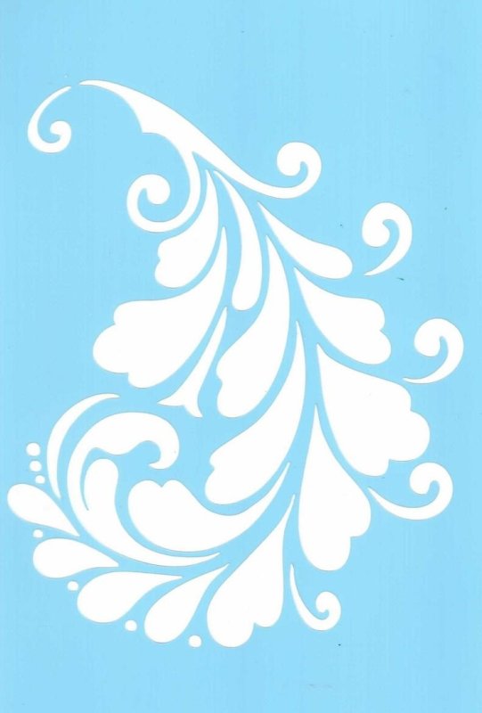 Трафарет "зимний узор"