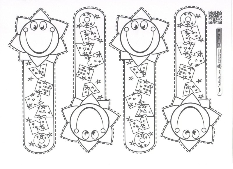 Заготовки для закладок для книг