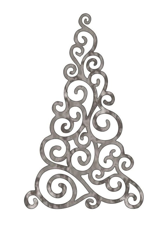 Ажурная елка