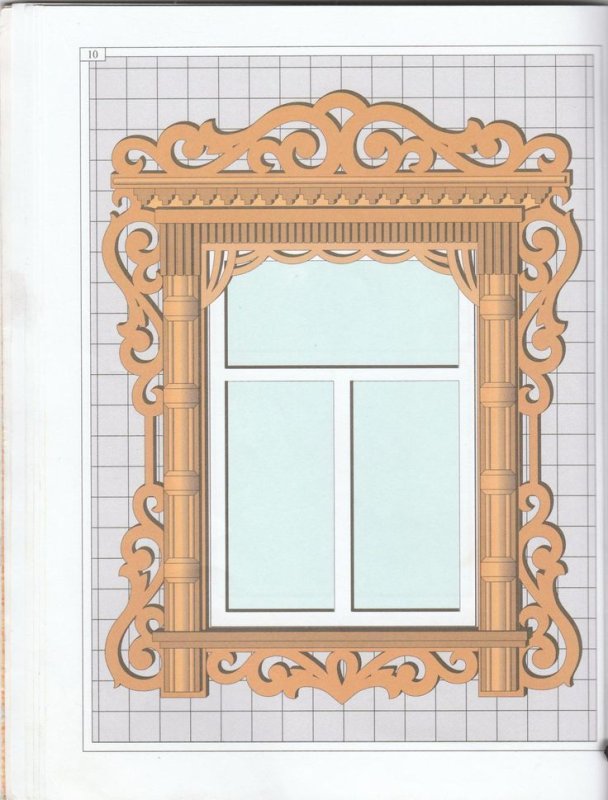 Прорезная домовая резьба наличники