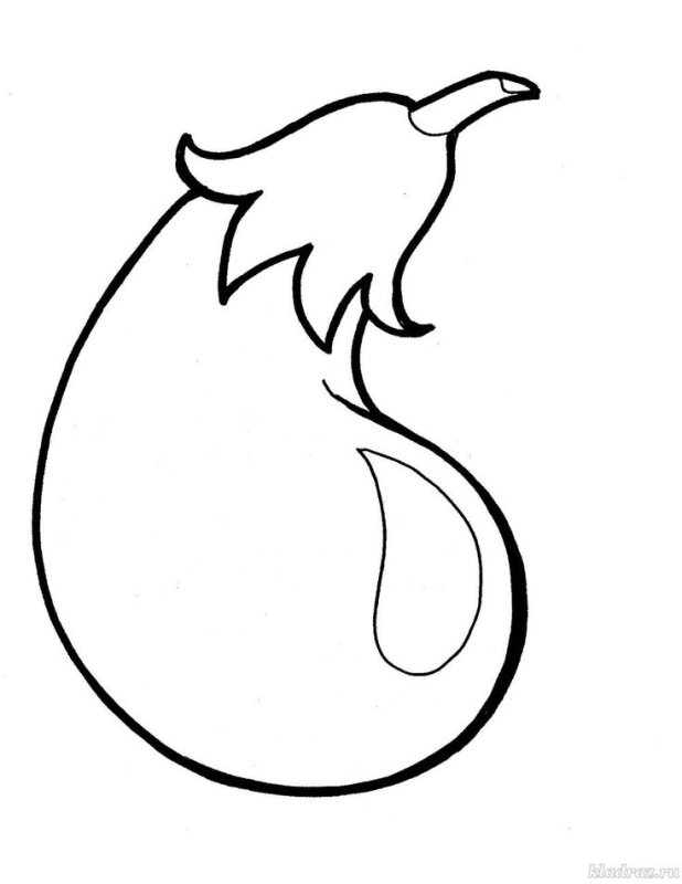 Овощи для раскрашивания