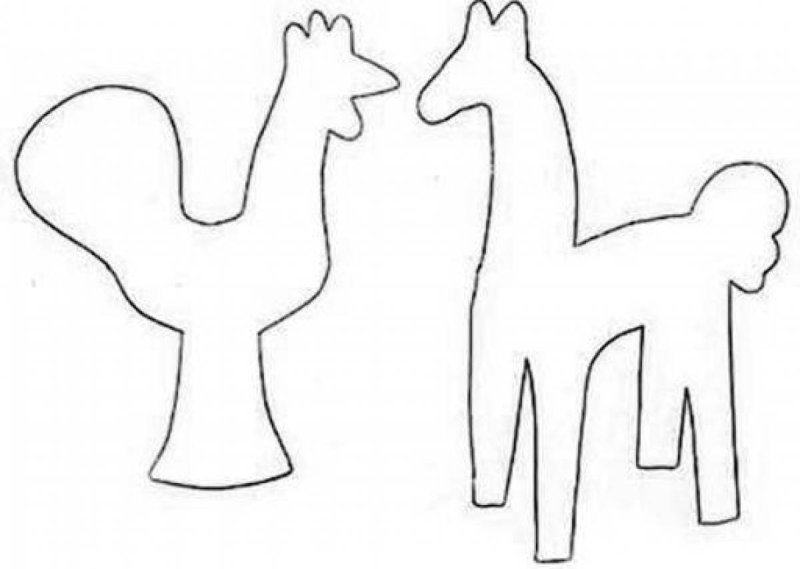 Филимоновские игрушки раскраска петушок