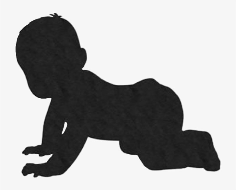 Младенец трафарет