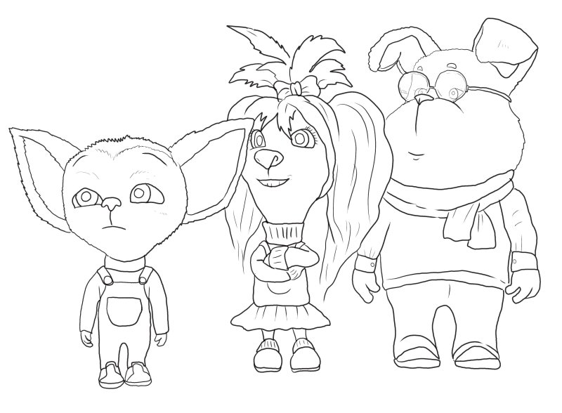 Лиза Барбоскина раскраска