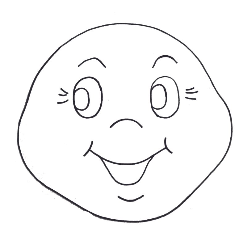 Раскраска "Колобок"