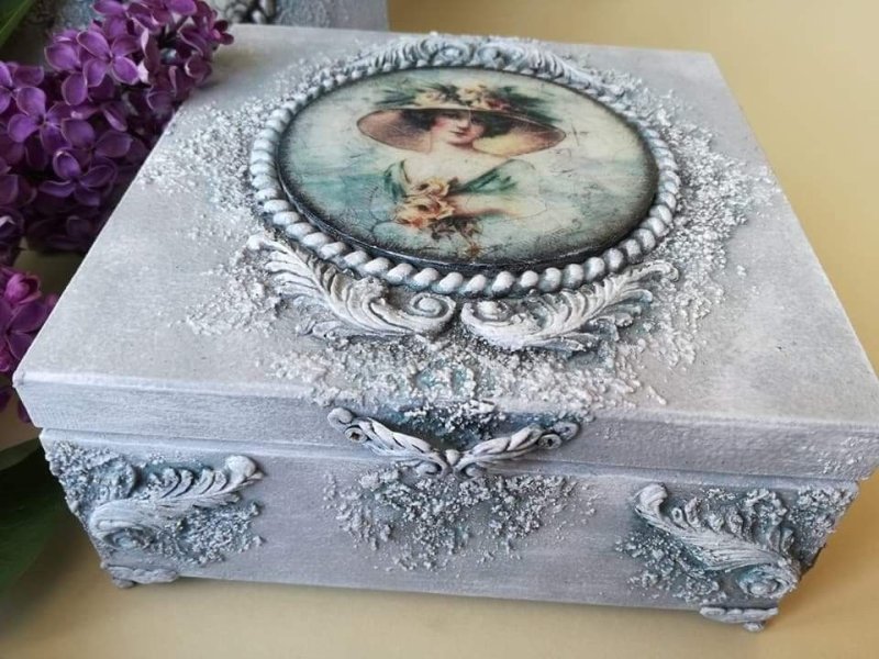 Декупаж коробочки