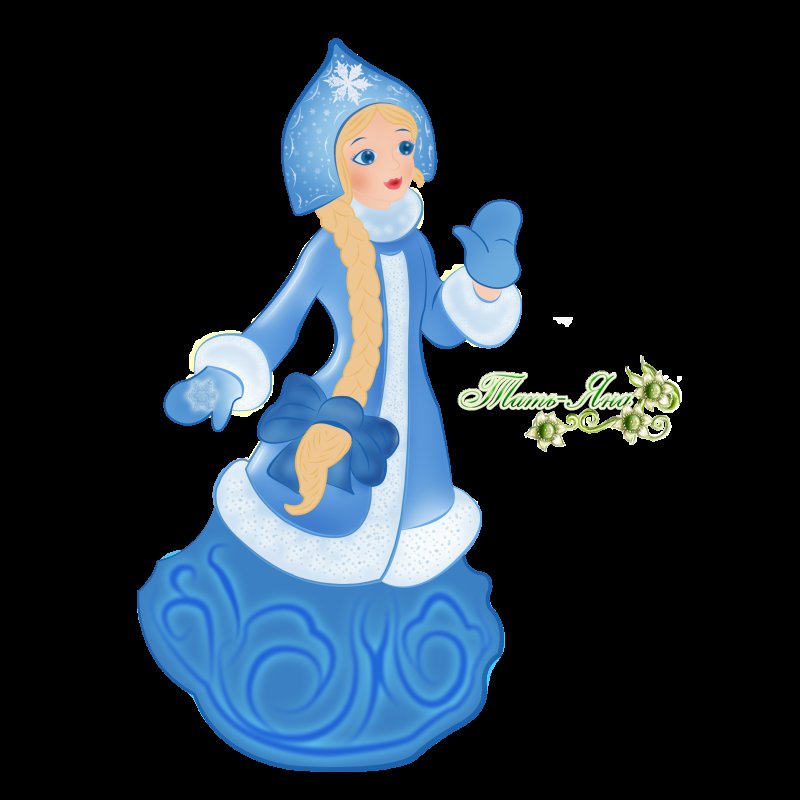 Рисунок Снегурочки