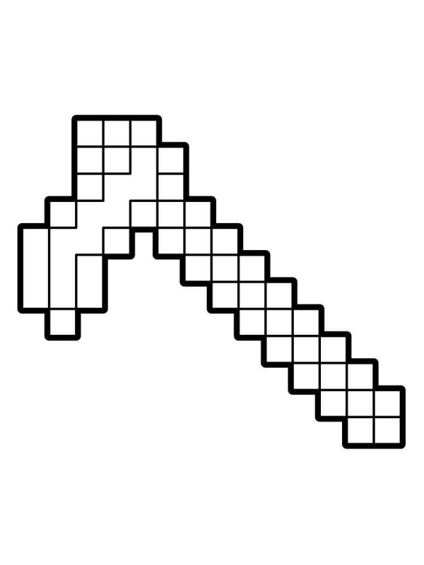 Раскраска майнкрафт