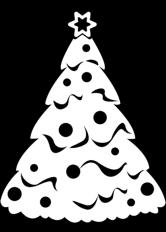 Трафарет "новогодний"