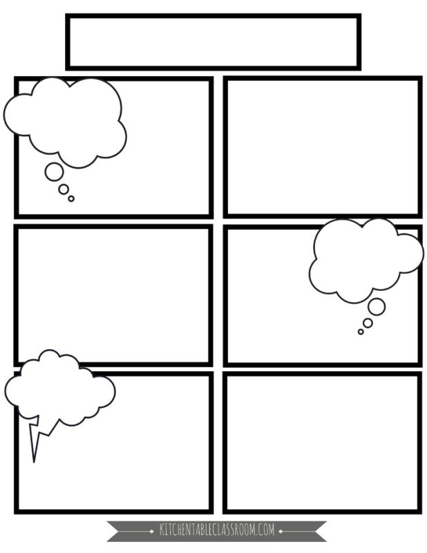 Заготовка для комикса