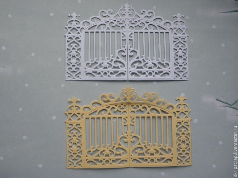 Вырезание ажурной ограды