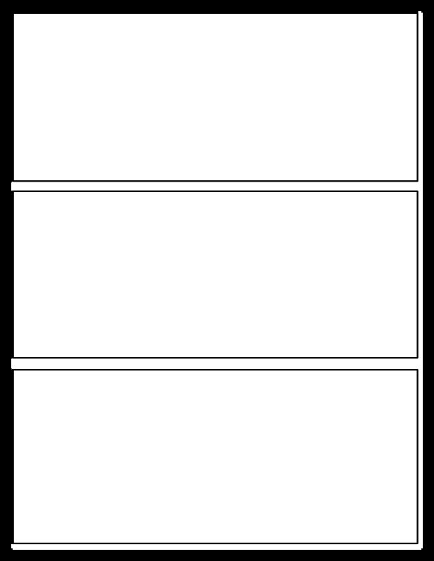 Заготовка для комикса