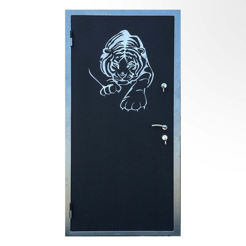 Трафарет на дверь входную