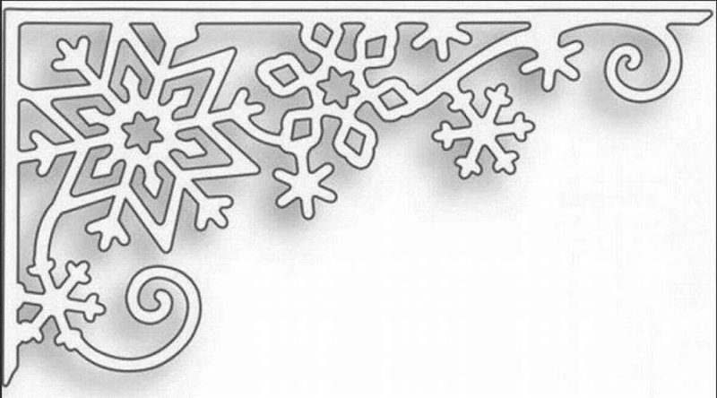 Новогодние узоры на окна