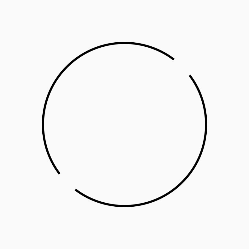 Черно белый круг