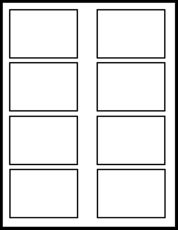 Заготовка для комикса