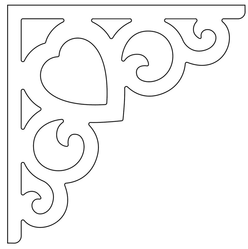 Наличники домовая пропильная резьба чертёж