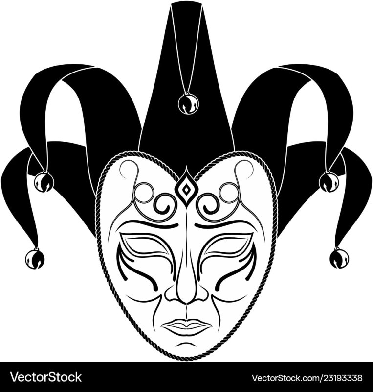 Венецианская маска шута