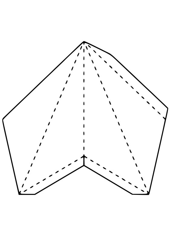 Развертка звезды объемная