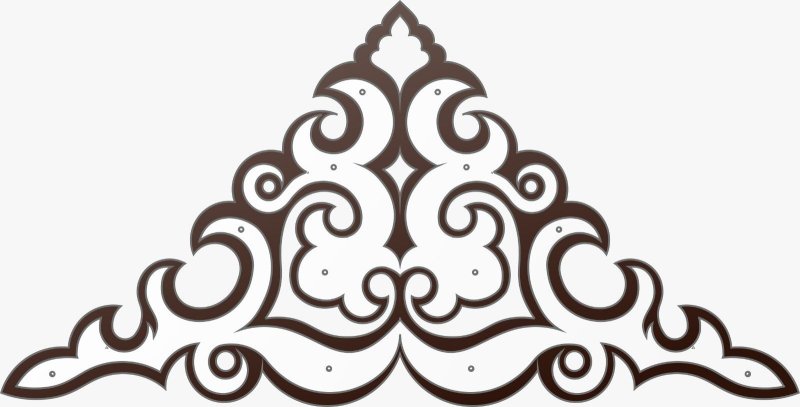 Татарский национальный орнамент вектор