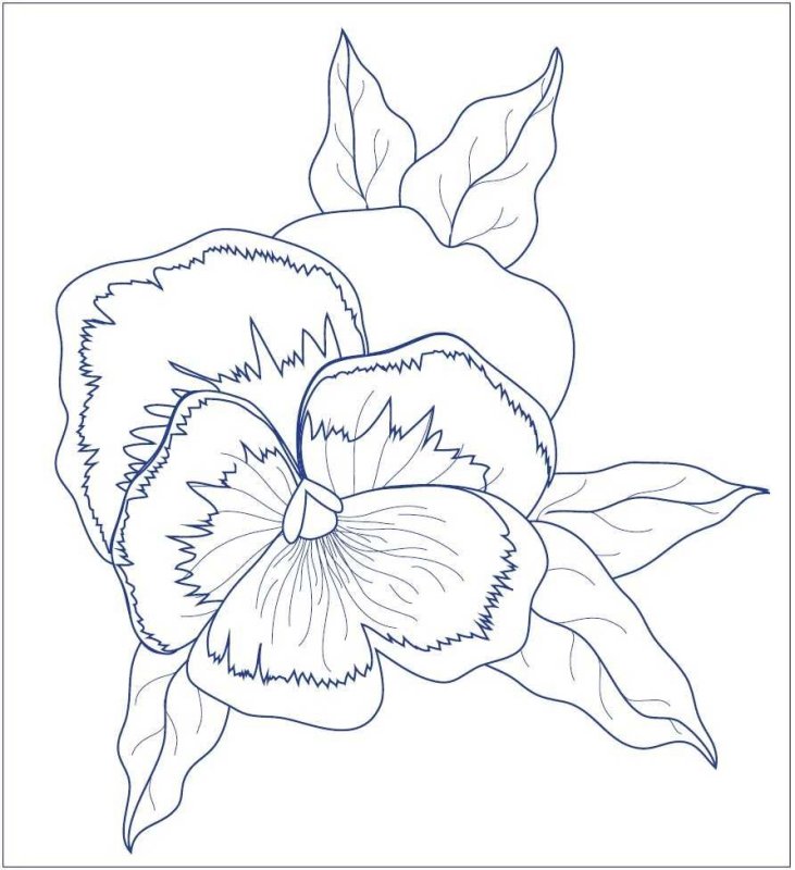 Вышивка гладью цветы