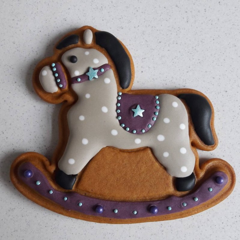 Пряник в виде лошадки