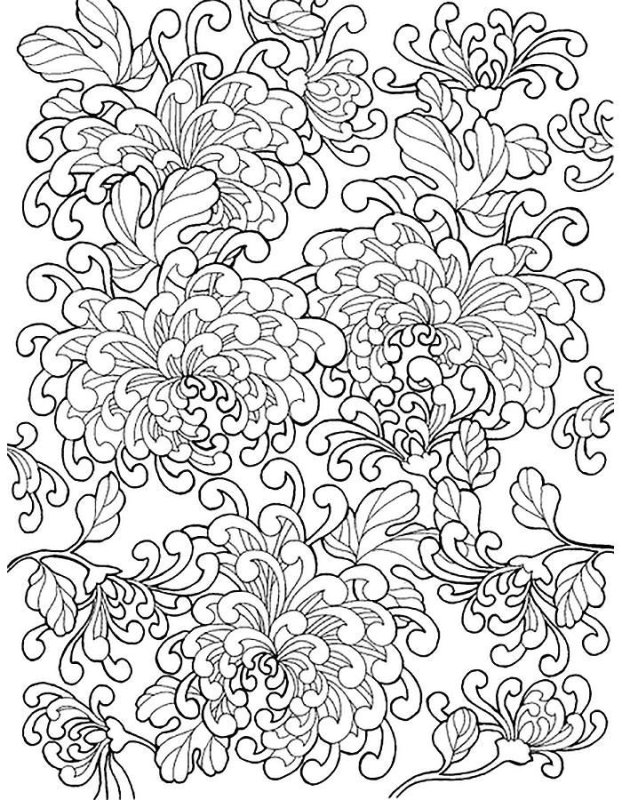 Цветочные орнаменты и узоры