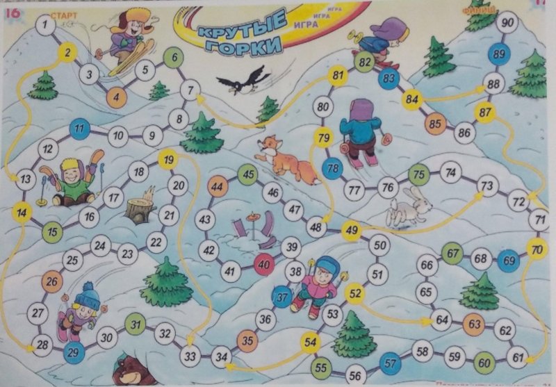 Игра ходилка с кубиком