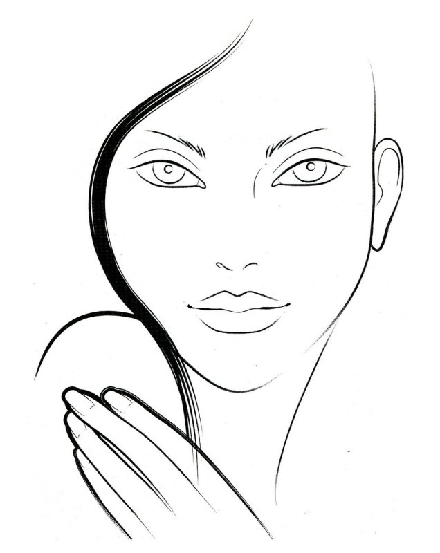 Эскиз лица