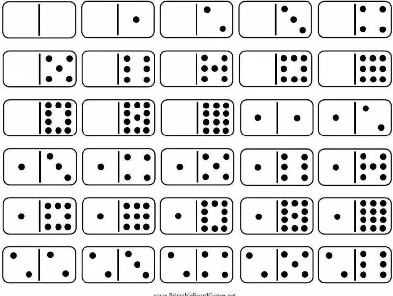Домино игра костяшки