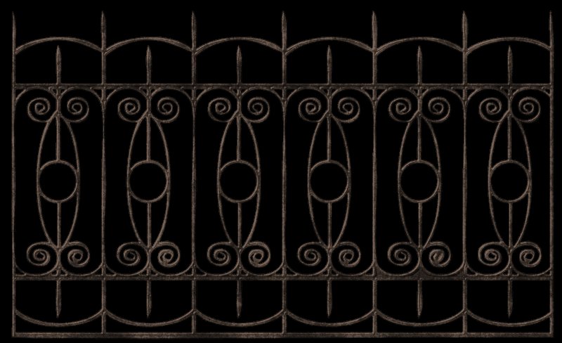 Заборы из узоров