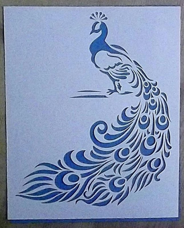 Вытынанка Павлин