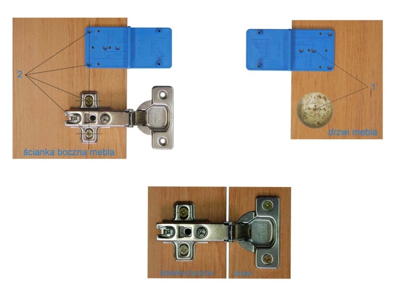 Разметка мебельных петель 35 мм