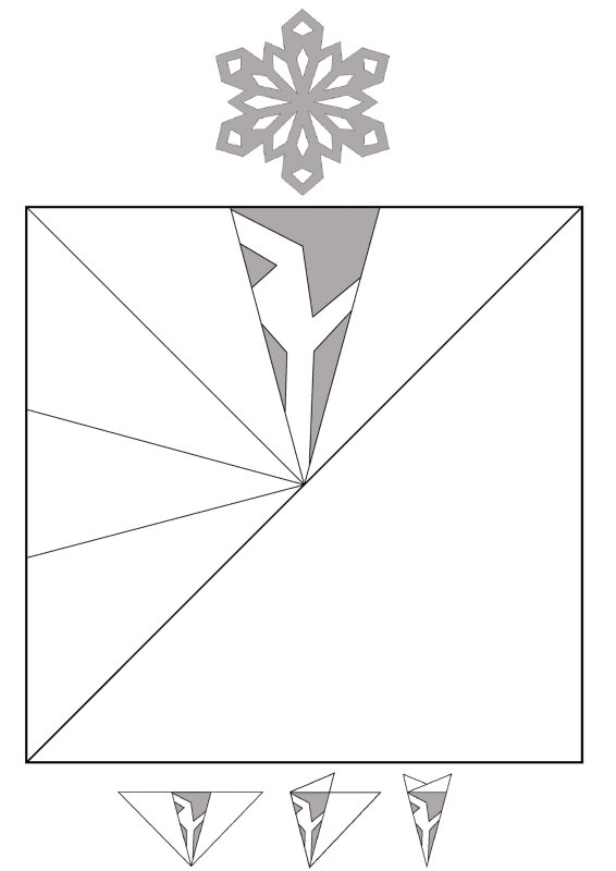 Снежинки из бумаги своими руками шаблоны