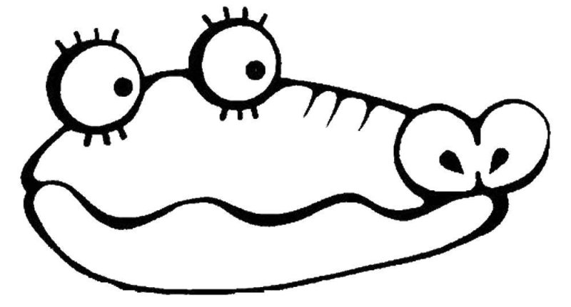 Маска крокодила