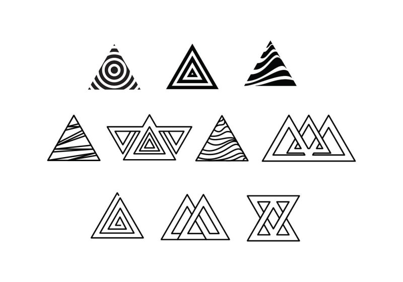 Треугольный узор