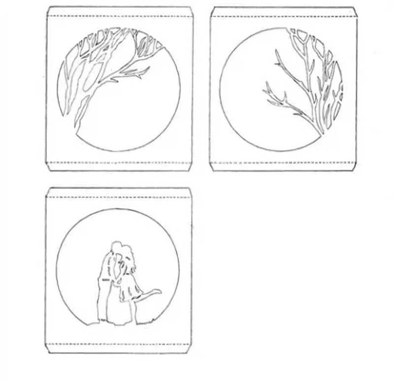 Туннель из бумаги шаблоны