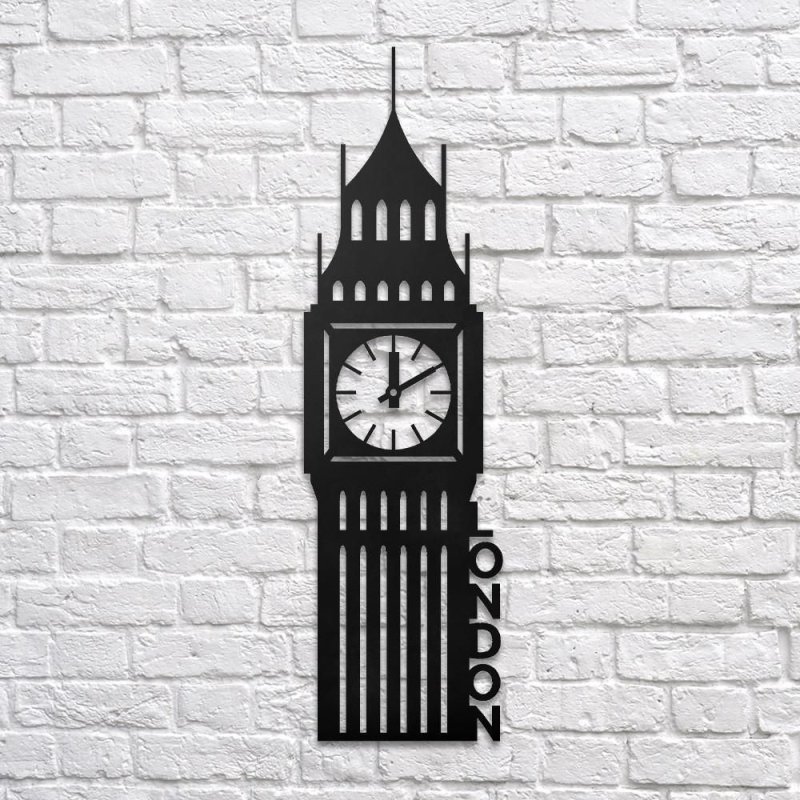 Часы Биг Бен в Лондоне рисунок