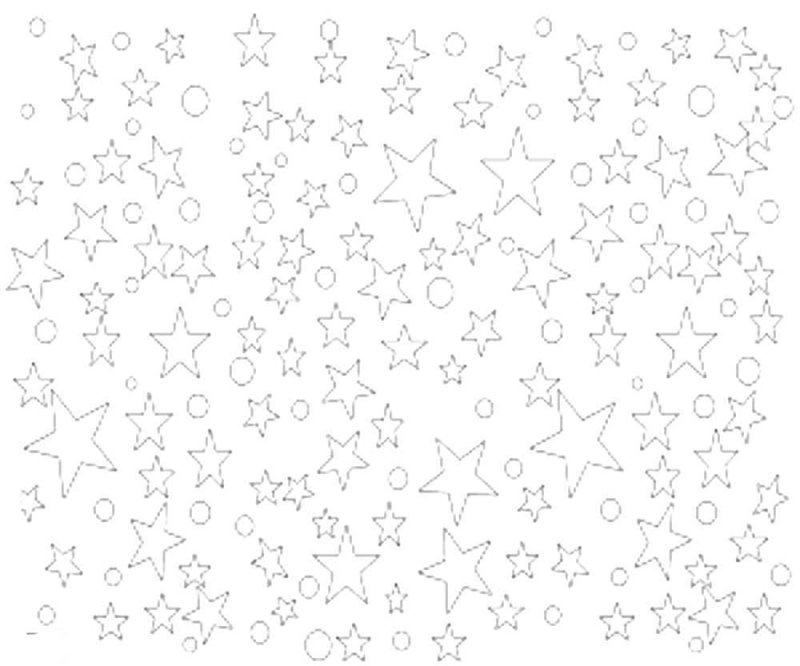 Звезда раскраска