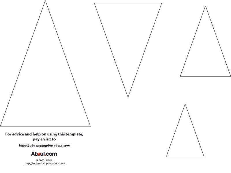 Раскрась треугольники